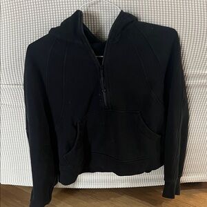 lululemon athletica Midnight Black Half-Zip Hoodie